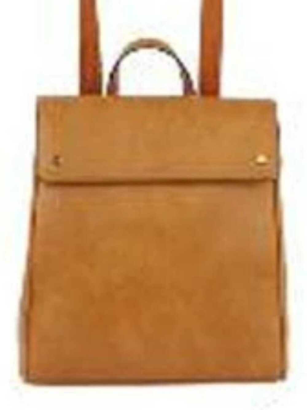 Black Vegan Leather Convertible Backpack Handbag Crossbody Purse NWT - Picture 5 of 6